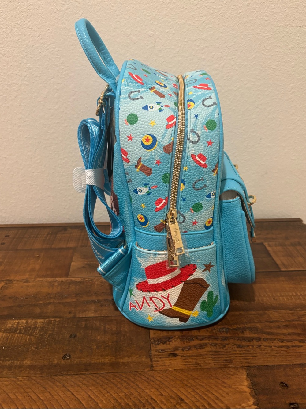 Wonda Pop x Toy Story Light Blue Kids Mini Backpack - Picture 2 of 11